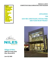 Village of Niles 2020 Rebuild Illinois Public Infrastructure
