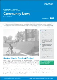 WESTERN AUSTRALIA Community News Issue 1 | 2021 Santos.Com