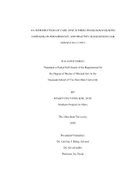 An Introduction of Carl Vine's Three Piano