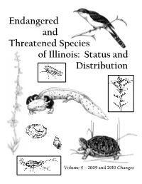 Endangered and Threatened Species of Illinois: Status and Distribution