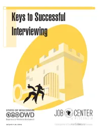 DETJ-6951-P, Keys to Successful Interviewing