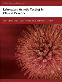 Laboratory Genetic Testing in Clinical Practice