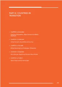 Part III. Countries in Transition