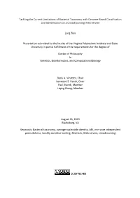 Tackling the Current Limitations of Bacterial Taxonomy with Genome-Based Classification and Identification on a Crowdsourcing Web Service