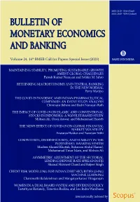 Volume 24, 14Th BMEB Call for Papers Special Issue (2021)