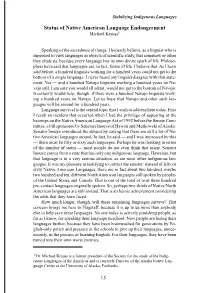 15 Status of Native American Language Endangerment