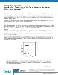 Application: Detection of the Early Stages of Apoptosis Using Apopladder Ex™