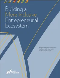 Building a More Inclusive Entrepreneurial Ecosystem