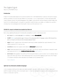 Digital Digest March 26, 2020, R&R Partners