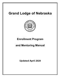 Enrollment Program and Mentoring Manual