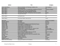 Library Web List