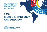 2016 Members' Handbook and Directory