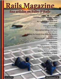 Fine Articles on Ruby & Rails