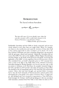 Introduction the Surreal Without Surrealism