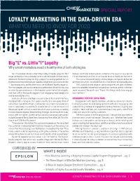 Loyalty Marketing in the Data-Driven Era What You Need to Know for 2020