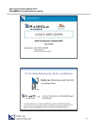 Lunch and Learn Series