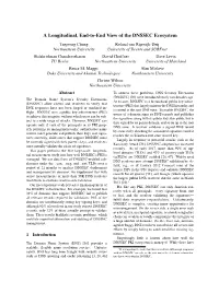 A Longitudinal, End-To-End View of the DNSSEC Ecosystem