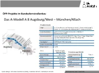 Das A-Modell a 8 Augsburg/West – München/Allach