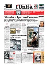 Napolitano: Basta Tribune Agliexterroristi