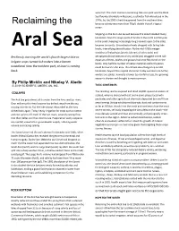 Reclaiming the Because Salinity Was More Than 70 G/L, Double That of a Typical Ocean