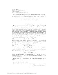 Rotation Numbers for Quasiperiodically Forced Circle Maps–Mode-Locking Vs