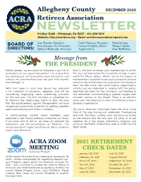 2020 – 12 Newsletter