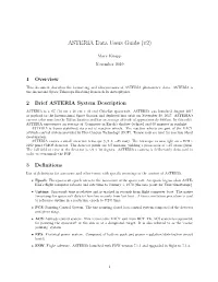 ASTERIA Data Guide