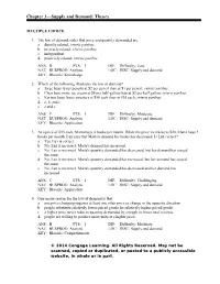 Chapter 3—Supply and Demand: Theory