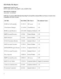 EEO Public File Report