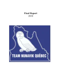 Final Report 2010