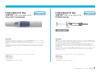 Instructions For