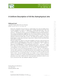 Uniform Description of All the Astrophysical Jets