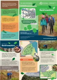 Forests of Renfrewshire Guide Map (PDF 1.7MB)