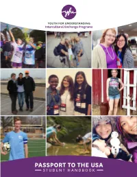 Passport to the Usa Student Handbook