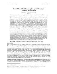 Rainfall Runoff Modeling Using Geo-Spatial Techniques in Tarbela Sub-Catchment Yasmeen, Z.1, 2, 3, A