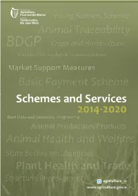 Schemes and Services 2014-2020