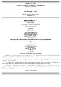 Stellantis N.V. (Name of Issuer)