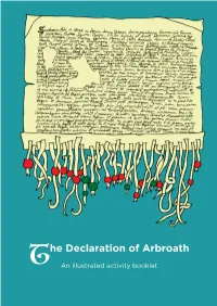 The Declaration of Arbroath: an Illustrated Activity Booklet