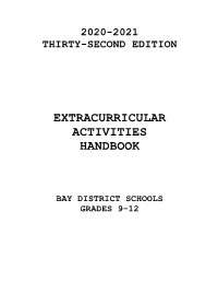 Extracurricular Activities Handbook