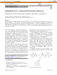 Labrenzbactin from a Coral-Associated Bacterium Labrenzia Sp