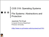 Operating Systems File Systems