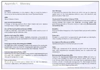 Appendix 1. Glossary