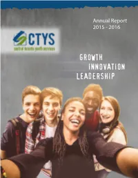 CTYS Annual Report 2015 – 2016