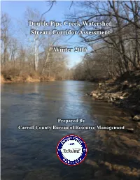 Double Pipe Creek Stream Corridor Assessment