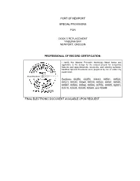 Port Dock 5 Technical Specs.Pdf
