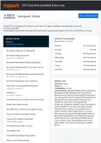 S873 Bus Time Schedule & Line Route