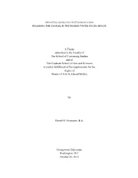 A Thesis Submitted to the Faculty of the School of Continuing Studies