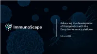 Advancing the Development of Therapeutics with the Deep Immunomics Platform