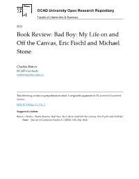 Book Review: Bad Boy: My Life on and Off the Canvas, Eric Fischl and Michael Stone