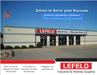 Driven to Serve Your Success Products • Knowledge • Solutions
